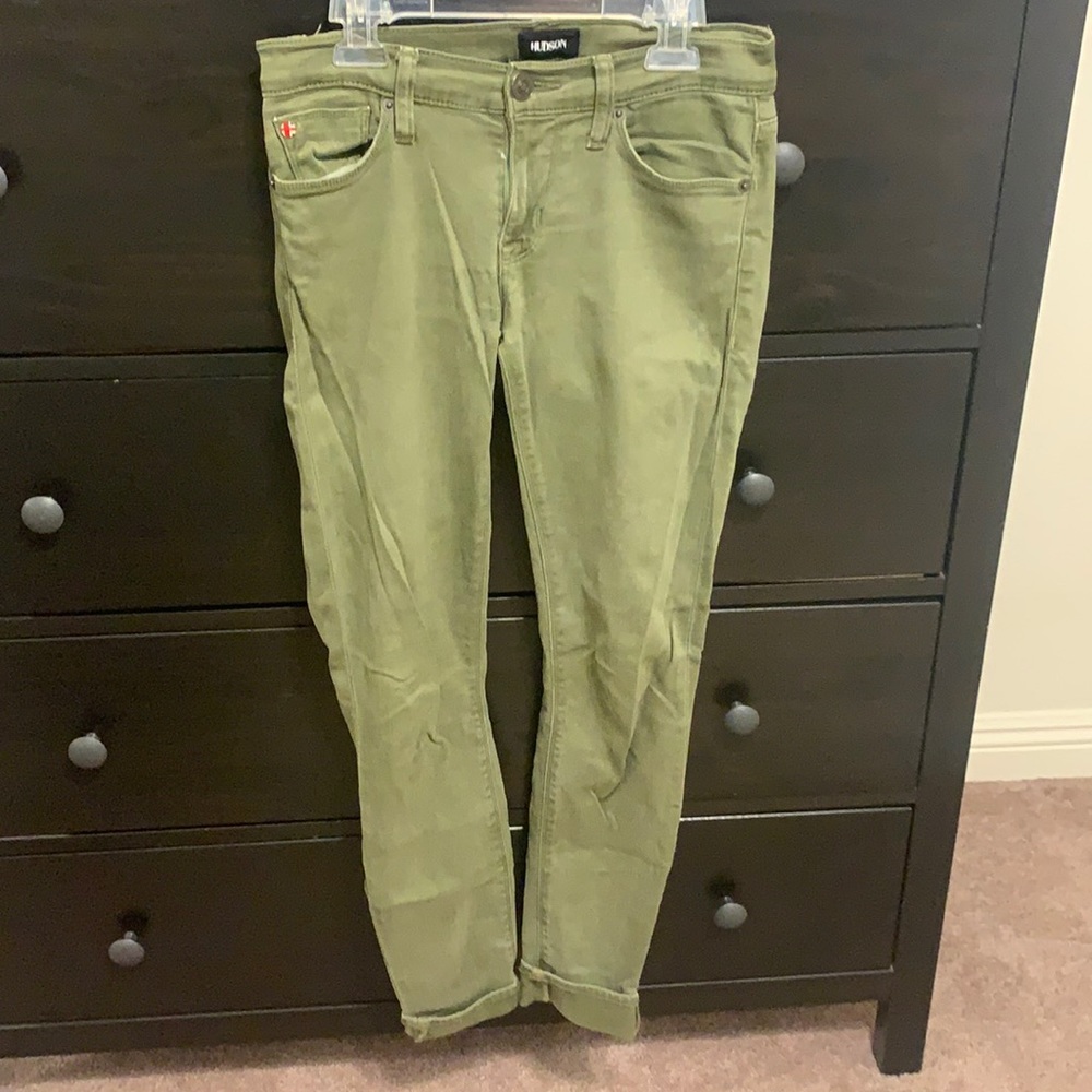 Olive green Hudson Jeans